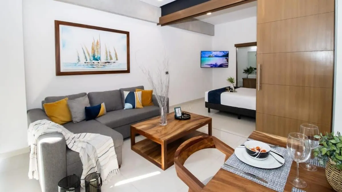 Zoho Skies Loft Rooftop Infinity Pool & Lounge Apartment Puerto Vallarta Mexico