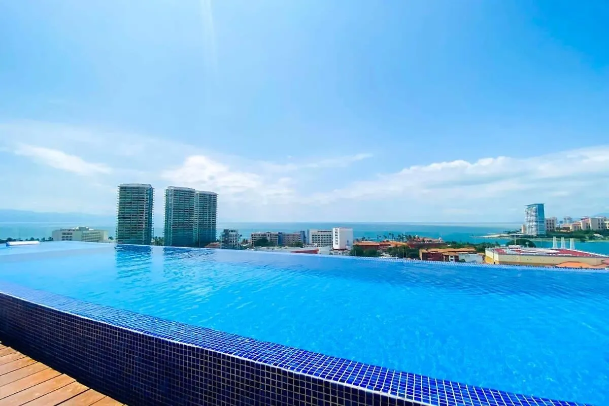 Zoho Skies Loft Rooftop Infinity Pool & Lounge Apartment Puerto Vallarta